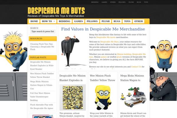 despicablemebuys.com site used Azlnr-ruggedzon