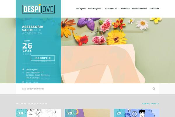 Eventica-wp theme site design template sample