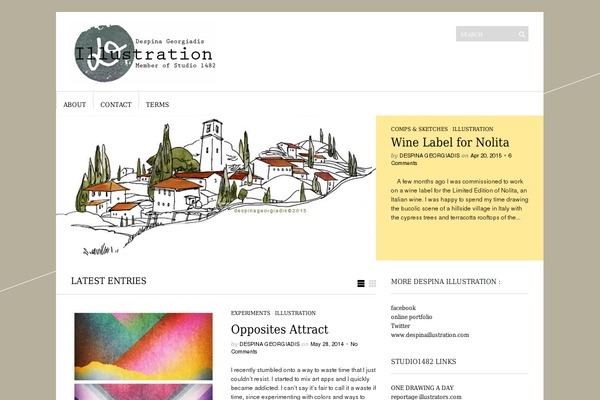 Sight theme site design template sample