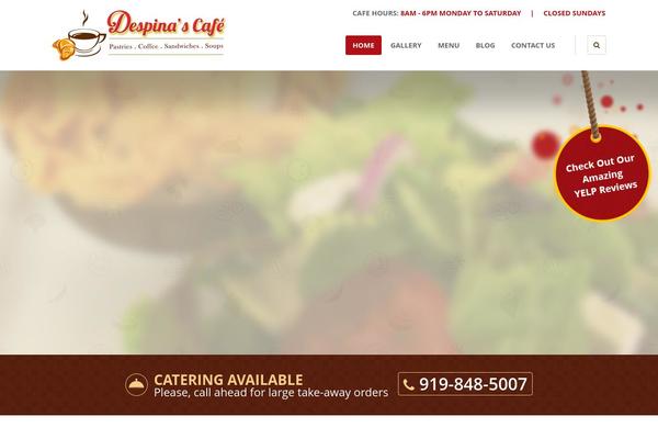 despinascafe.com site used Despinacafe