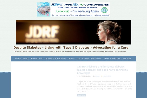 despitediabetes.com site used Wp Venus