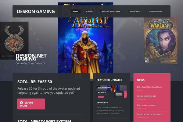 desron.net site used GamePress