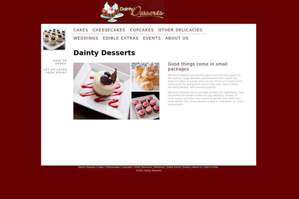 dessertsutah.com site used Dainty