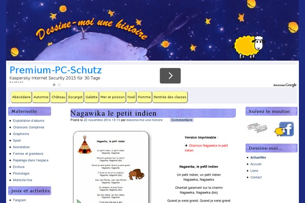 The7 Child theme site design template sample
