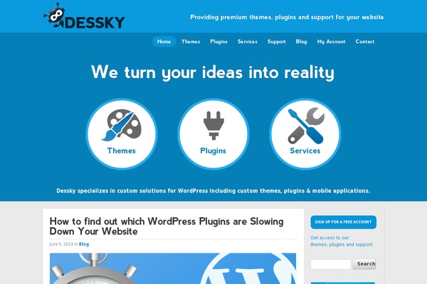 dessky.com site used Dessky