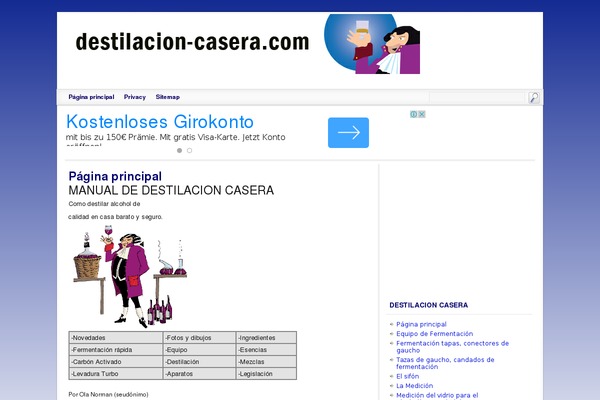 destilacion-casera.com site used Socrates4.05-disable