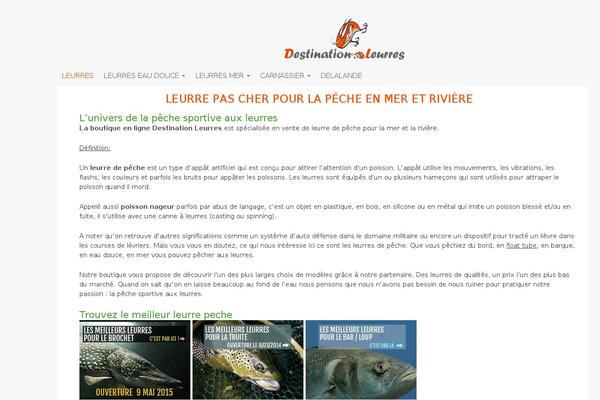 destination-leurres.com site used Frenchtouch