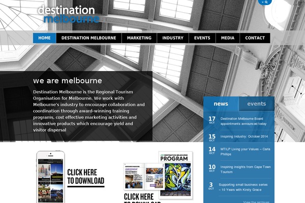 destinationmelbourne.com.au site used Destmelb