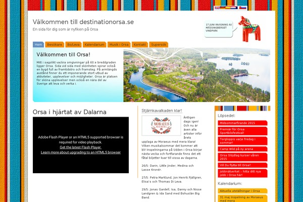 destinationorsa.se site used Destinationorsa