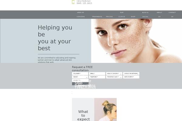 Skin theme site design template sample