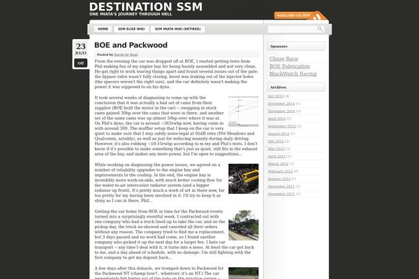 WordPress website example screenshot