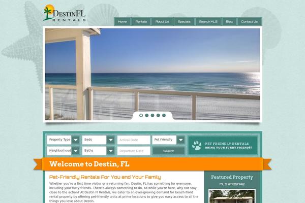 destinflrentals.com site used Destinflrentals