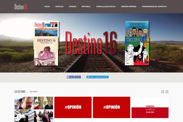 destino theme websites examples