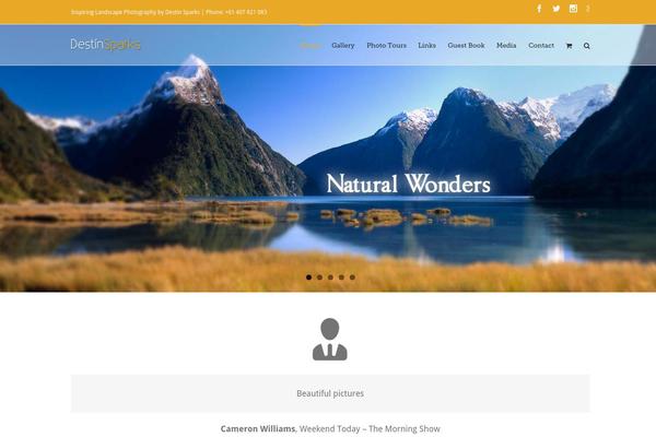 WordPress website example screenshot