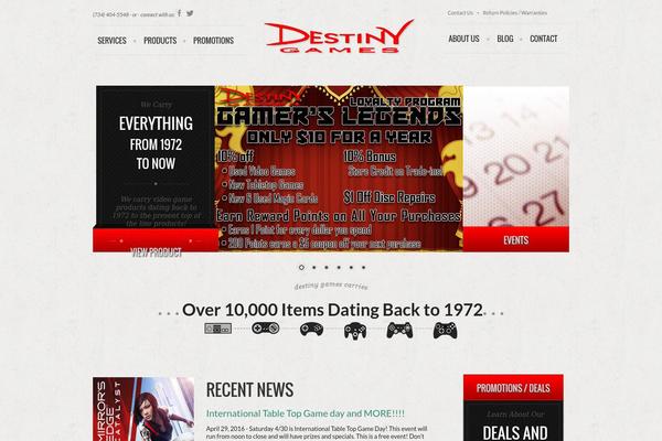destiny-games.com site used Destinygames
