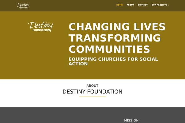 destinyfoundations.org site used Xlander