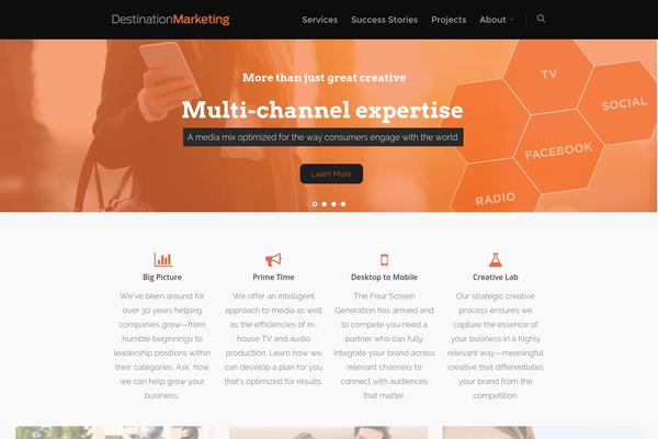 WordPress website example screenshot