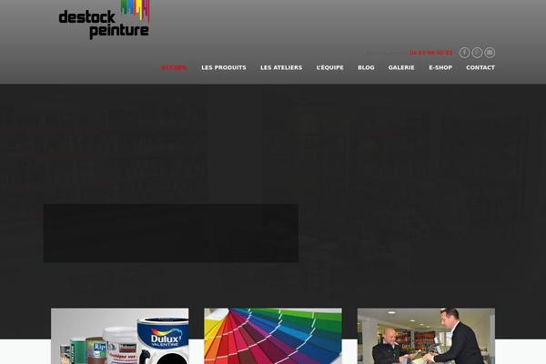 Construction theme site design template sample