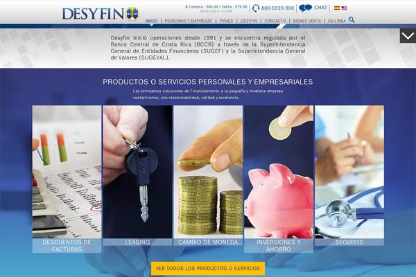desyfin.fi.cr site used Desyfin