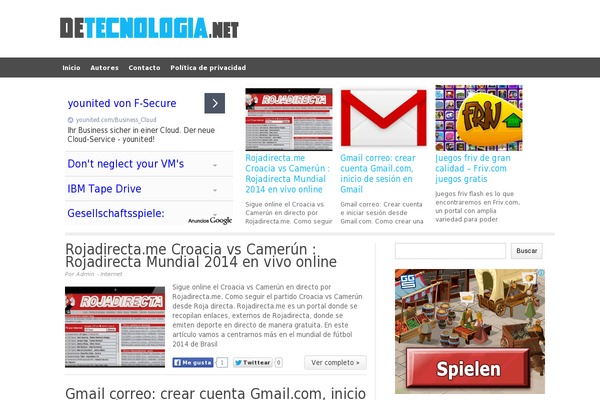 WordPress website example screenshot