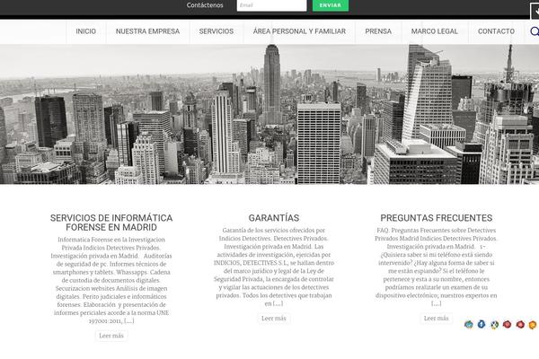 Radiate theme site design template sample