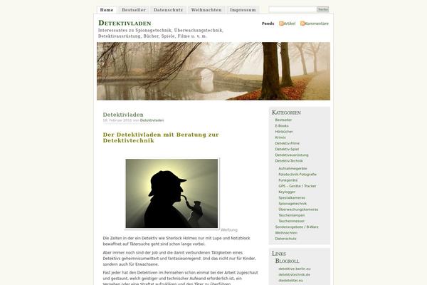 Misty_look_de theme site design template sample