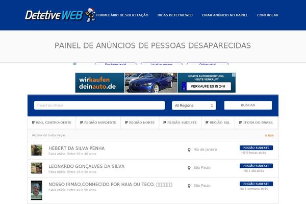 detetiveweb.com.br site used Jobify-child