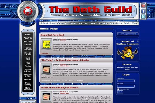 dethguild.com site used Dethguildtheme