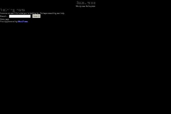 WordPress website example screenshot