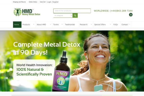 detoxmetals.com site used Shopme-child