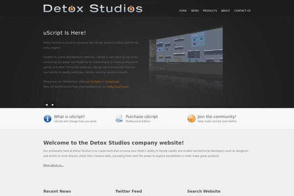 Denovo theme site design template sample