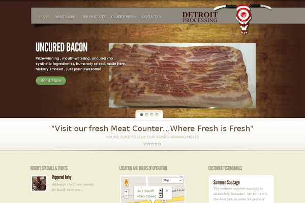 MyCuisine theme site design template sample