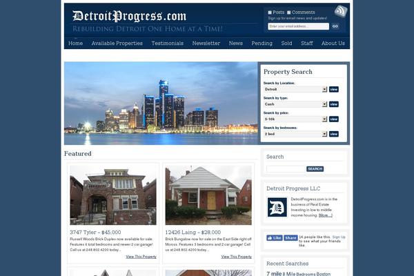 detroitprogress.com site used Agentpress_1.01