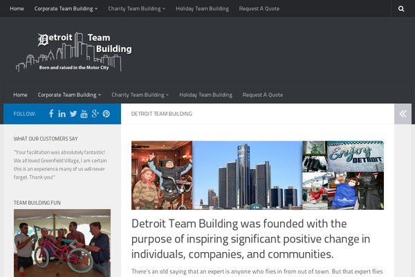 detroit-team-building theme websites examples