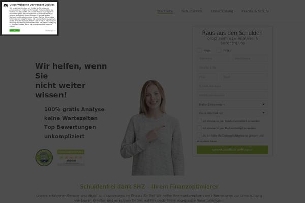 deutsche-schuldenregulierung.de site used Shztheme