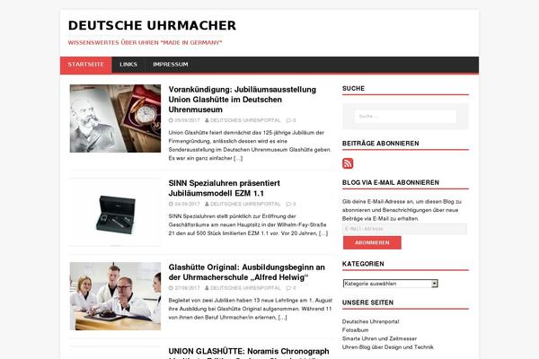 WordPress website example screenshot