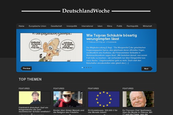 deutschlandwoche.de site used quickstart