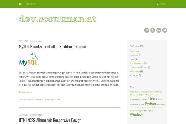 WordPress website example screenshot