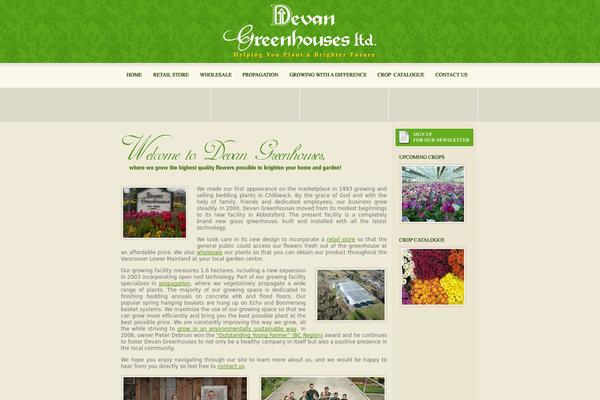 devangreenhouses.ca site used Devan-greenhouses