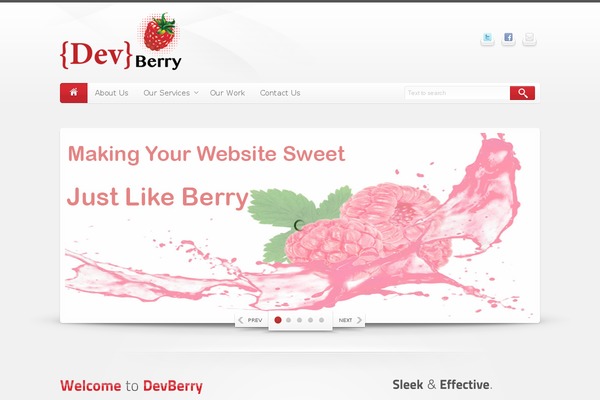 devberry.com site used Style