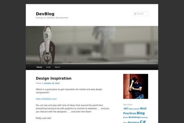 WordPress website example screenshot
