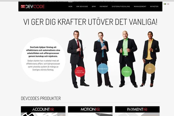 devcode.se site used Devcode-new