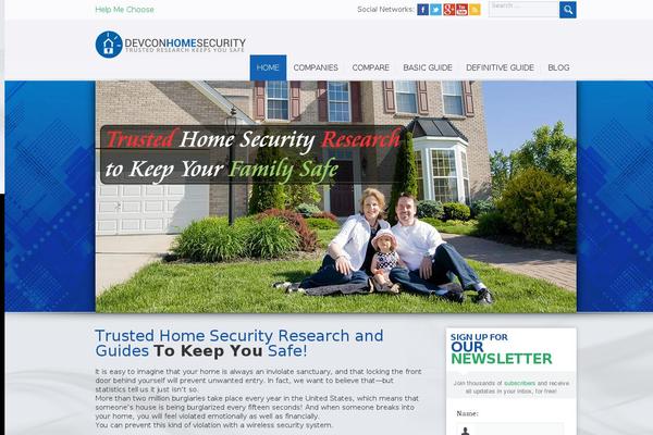 devconhomesecurity.com site used Homesecurity