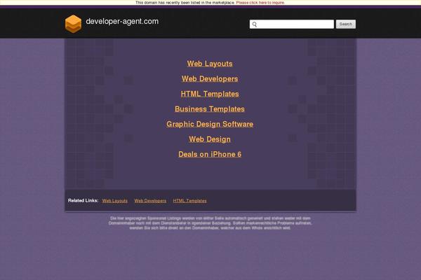 WordPress website example screenshot