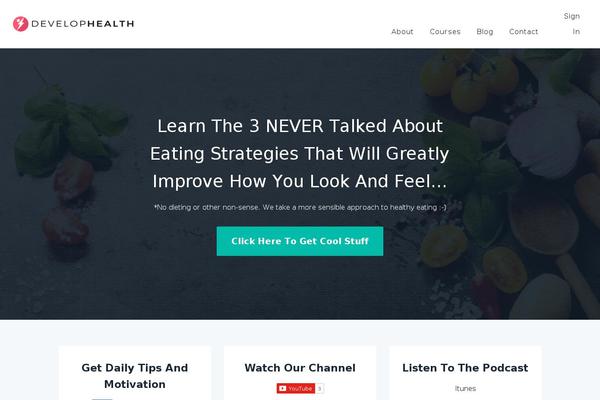 Hello Elementor theme site design template sample