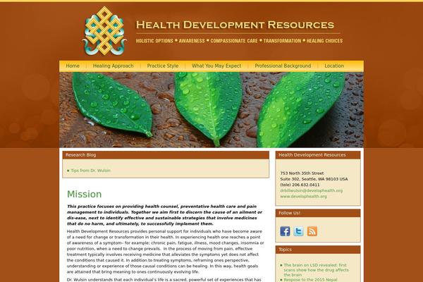 develophealth.org site used Hdr
