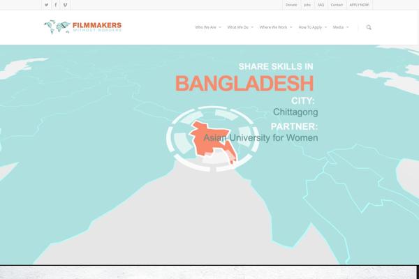 WordPress website example screenshot