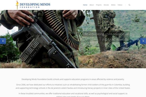 Salient theme site design template sample