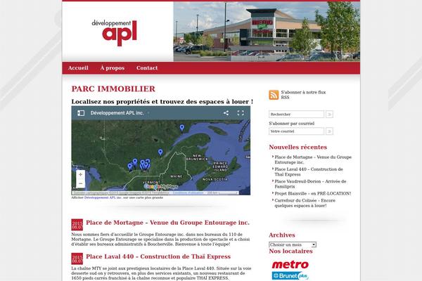 Apl theme site design template sample