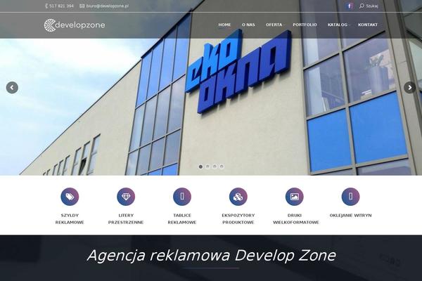 developzone.pl site used Developzone
